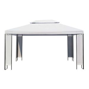 vidaXL Debesu pārsegi Balts 3 x 4 x 2.73 m audums