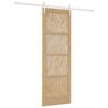 vidaXL Slīdo&scaron;ās durvis ORKDAL 73,5 x 211 cm Priedes masīvkoks