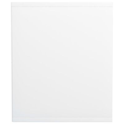vidaXL grāmatu plaukts, 36x30x143 cm, balts, skaidu plāksne