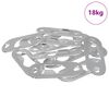 vidaXL Atslēgas cauruma pakaramais 3673 gab. Sudraba 45 x 16 x 3.5 mm