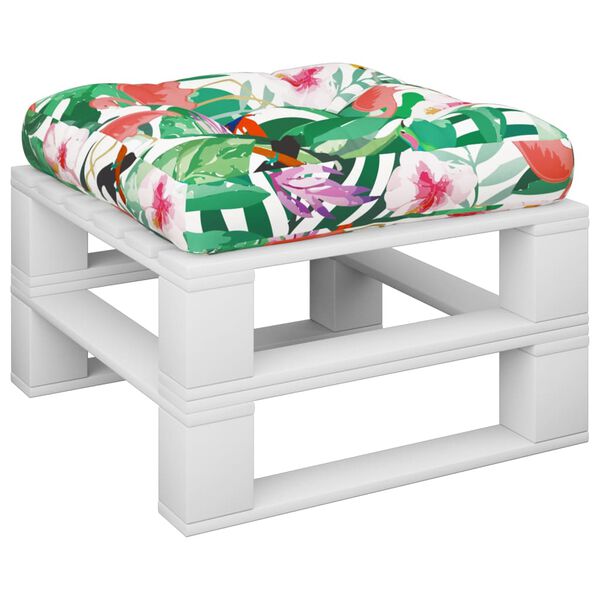 vidaXL pale&scaron;u spilvens, 50x50x12 cm, audums, daudzkrāsains