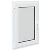 vidaXL Pagraba logs RISOR 60 x 90 cm PVC un stikls Antracīta