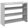 vidaXL apavu plaukts pelēka ozola 80x25x62 cm inženierijas koks