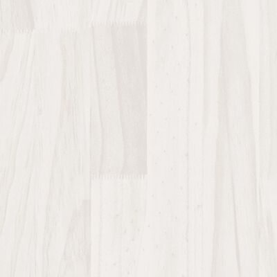 vidaXL 5-līmeņu grāmatu plaukts, 100x30x175 cm, priedes koks, balts