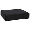 vidaXL Sēdvietas spilvens 40 x 40 x 11 cm PU putas Melns