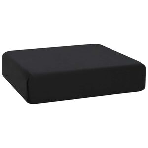 vidaXL Sēdvietas spilvens 40 x 40 x 11 cm PU putas Melns