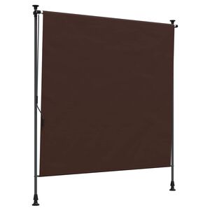 vidaXL Āra Ruļļu Žalūzija Brūna 100 x 270 cm