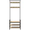 vidaXL Pakaramais Sonoma ozols 75 x 34 x 184 cm Inženierijas koks
