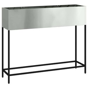 vidaXL Pacelts dārza stādītājs Sudraba 100 x 26 x 82 cm