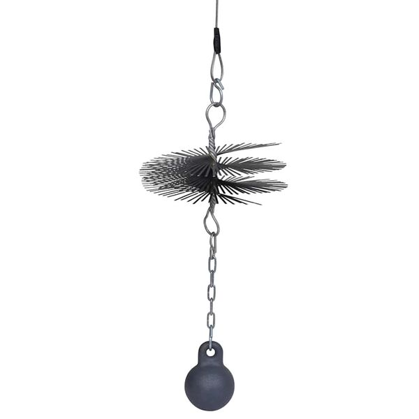 Drā&scaron;u birste 20 cm &Oslash; ar atsvaru 1,41 kg un auklu 15 m