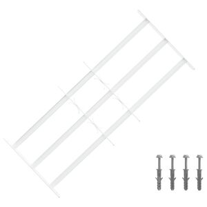 vidaXL Apsardzes restes logiem ar 3 &scaron;ķērsstieņiem 3 gab. 63-114 cm