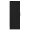 vidaXL Apavu skapis Melns ozolkoks 32 x 35 x 92 cm Inženierijas koks