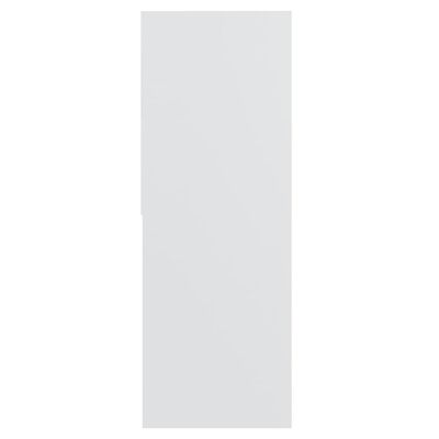 vidaXL grāmatu plaukts, balts, 67x24x161 cm, skaidu plāksne
