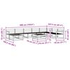 vidaXL Āra dīvānu komplekts 9 pcs Dabiska Cietā akācijas koks