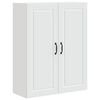 vidaXL Sienas skapis PORTO Balts 80 x 31 x 100 cm Inženierijas koks