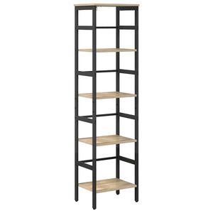 vidaXL Grāmatu plaukts 4 līmeņi 40 x 29,5 x 149 cm Inženierijas koks