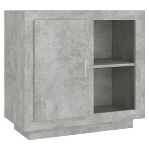 vidaXL kumode, betona pelēka, 80x40x75 cm