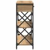 vidaXL Konsoles galds ar atvilktni amatnieku ozola 75 x 28 x 75 cm