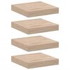 vidaXL sienas plaukti, 4 gab., 23x23,5x4 cm, inženierijas koks