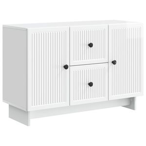 vidaXL Puse Spīdīgi balts 89 x 34,5 x 60 cm Inženierijas koks