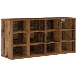vidaXL Apavu skapis 103 x 30 x 51 cm Inženierijas koks Vecs koks
