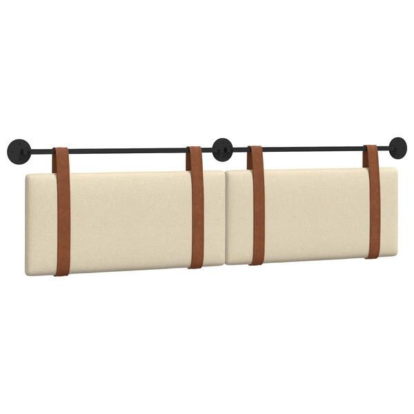 vidaXL Karājo&scaron;s galvgalis Krēmkrāsa 170 x 55 x 5 cm Antīks PU