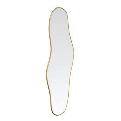 vidaXL sienas spogulis, zelta krāsā, 100x45 cm