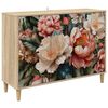 vidaXL Puse BORNE Sonoma 102 x 33 x 75 cm Inženierijas koks
