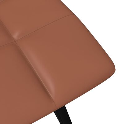 vidaXL bāra krēsls, gaiši brūna mākslīgā āda