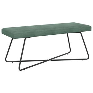 vidaXL sols Jūras zaļa 110 x 40 x 45 cm Samts