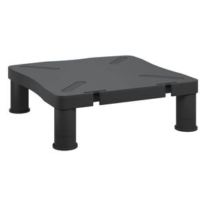 vidaXL monitora paliktnis, melns, 33,5x34x10,5 cm