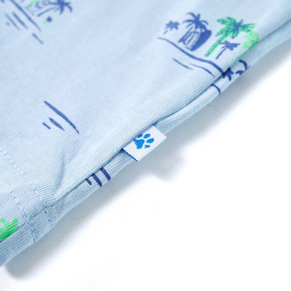 Bērnu T-krekls, gai&scaron;i zils, 140