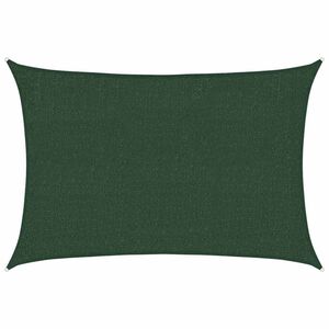 vidaXL saulessargs, 160 g/m&sup2;, tum&scaron;i zaļ&scaron;, 2x2,5 m, HDPE