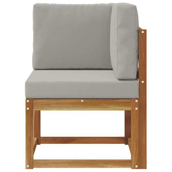 vidaXL Āra Stūra Dīvāns Cietā akācijas koks