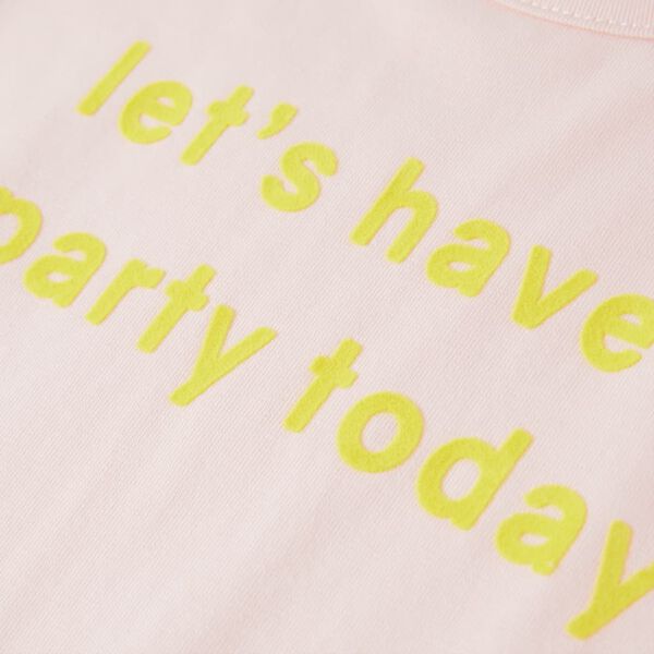 Bērnu T-krekls, maigi rozā, 116