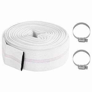 vidaXL ugunsdzēsības &scaron;ļūtene, 20 m, 3", PVC