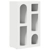 vidaXL Puse ELST Balts 59 x 35 x 100,5 cm Inženierijas koks