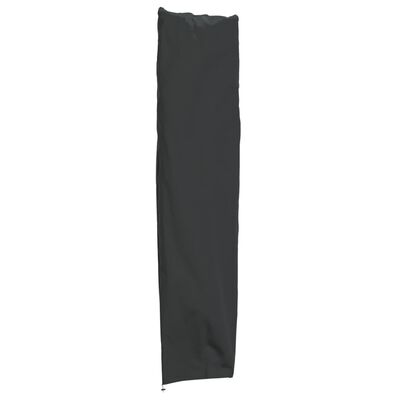 vidaXL dārza lietussarga pārvalks, melns, 240x57/57 cm, 420D Oxford