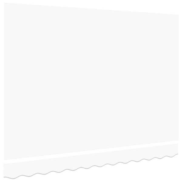 vidaXL Markīzes rezerves audums Balts 330 x 195 cm Poliesters