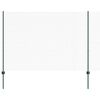 vidaXL Se&scaron;stūra žogs ar stabu 50 x 1,6 m PVC pārklāts tērauds Zaļa