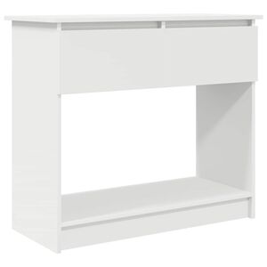 vidaXL konsoles galds ar atvilktnēm, balts, 85,5x38,5x74,5 cm