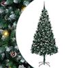 vidaXL Mākslīgā Ziemassvētku eglīte su 300 LED ar statīvu Zaļa 210 cm