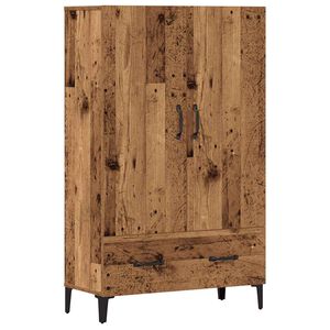 vidaXL augstais skapītis, veca koka, 70x31x115 cm, inženierijas koks