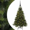 vidaXL Mākslīgā Ziemassvētku egle ar bumbiņu 150 cm 150 LED