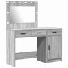 vidaXL Dressing galds 2 gab. Pelēka 40 x 41 x 75 cm Inženierijas koks