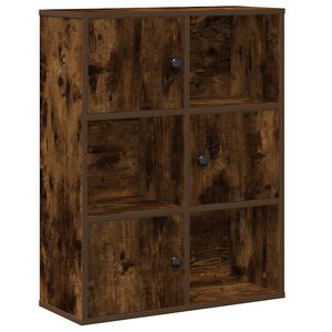 vidaXL grāmatu plaukts, ozola krāsa, 60x24x76,5 cm, inženierijas koks