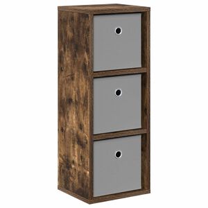 vidaXL Puse ar atvilktni Dūmaka ozols 25,5 x 22 x 69,5 cm