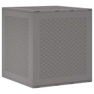 vidaXL Uzglabā&scaron;anas kaste Gai&scaron;i pelēks 55 x 53 x 57 cm Polipropilēns