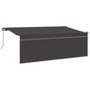 vidaXL Izvelkams jumtiņ&scaron; Antracīts 400 x 200 cm