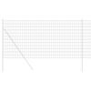 vidaXL Eiropas žogs Pelēka 1.2 x 10 m PVC pārklāts dzelzs